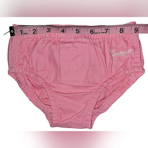 Carhartt Baby Girls Pink Bloomers w/ Heart Pockets Cowgirl NWT Sz 9M - Picture 10 of 13